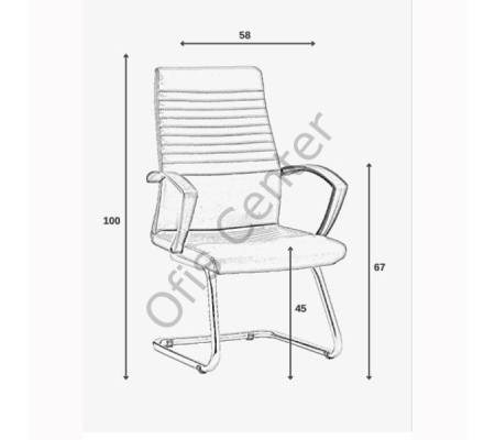 Tempo Eko Ofis ve Büro U Ayak Misafir Koltuk